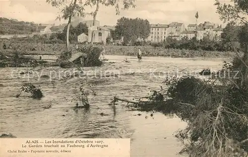 AK / Ansichtskarte Alais Le Gardon touchait au Faubourg d Auvergne Alais