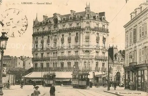 AK / Ansichtskarte Limoges_Haute_Vienne Central Hotel Limoges_Haute_Vienne