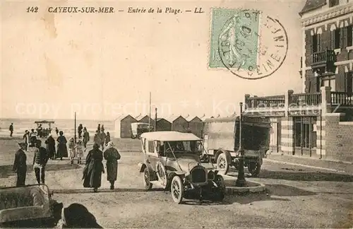 AK / Ansichtskarte Cayeux sur Mer Entree de la Plage Cayeux sur Mer