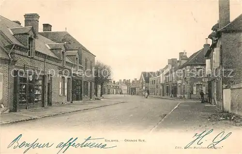 AK / Ansichtskarte Salbris Grande Rue Salbris
