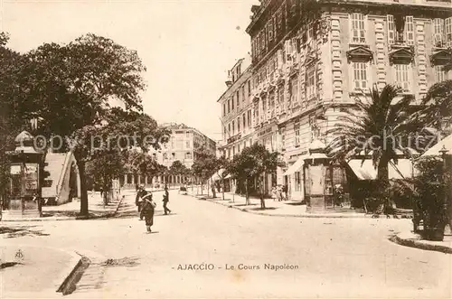 AK / Ansichtskarte Ajaccio Le Cours Napoleon Ajaccio