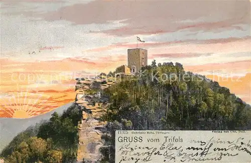 AK / Ansichtskarte Annweiler_Trifels Burg  Annweiler_Trifels