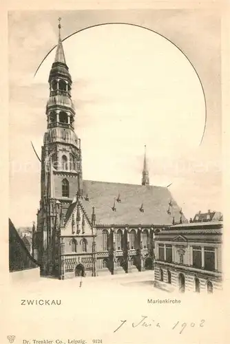 AK / Ansichtskarte Zwickau_Sachsen Marienkirche Zwickau Sachsen