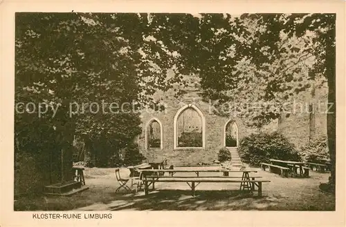 AK / Ansichtskarte Limburg_Lahn Kloster Ruine Limburg_Lahn