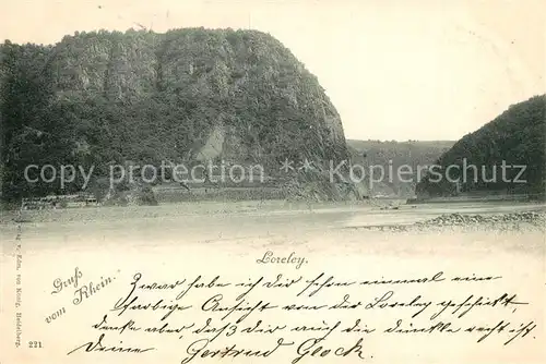AK / Ansichtskarte Loreley_Lorelei  Loreley_Lorelei