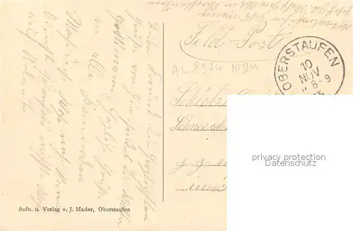 AK / Ansichtskarte Oberstaufen Am Fusse des Hochgrat Oberstaufen