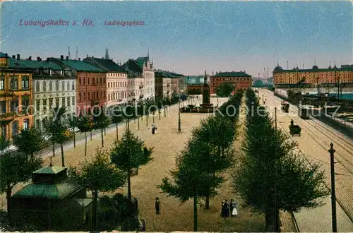 AK / Ansichtskarte Ludwigshafen_Rhein Ludwigsplatz Ludwigshafen Rhein