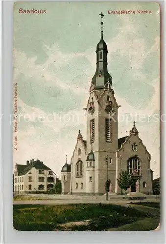 AK / Ansichtskarte Saarlouis Kirche Saarlouis