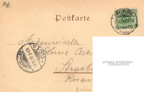 AK / Ansichtskarte Freiburg_Breisgau Kaiserstrasse Brunnen Freiburg Breisgau