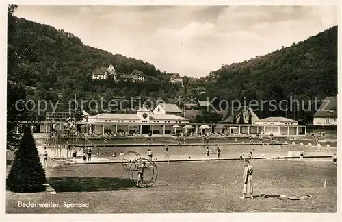 AK / Ansichtskarte Badenweiler Sportbad Freibad Badenweiler