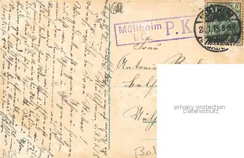 AK / Ansichtskarte Badenweiler Teilansicht mit Hotel Pension Saupe Kurort im Schwarzwald Badenweiler