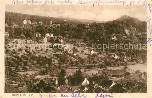 AK / Ansichtskarte Badenweiler Panorama Kurort im Schwarzwald Badenweiler