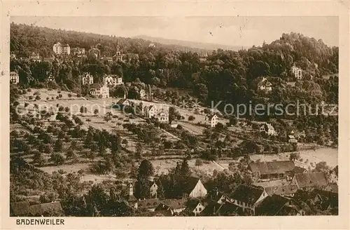 AK / Ansichtskarte Badenweiler Teilansicht Kurort im Schwarzwald Badenweiler
