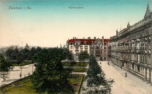 AK / Ansichtskarte Zwickau_Sachsen Roemerplatz Zwickau Sachsen