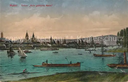 AK / Ansichtskarte Mainz_Rhein Zeltner Mein goldenes Mainz Mainz Rhein
