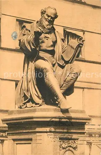 AK / Ansichtskarte Nuernberg Hans Sachs Denkmal Nuernberg