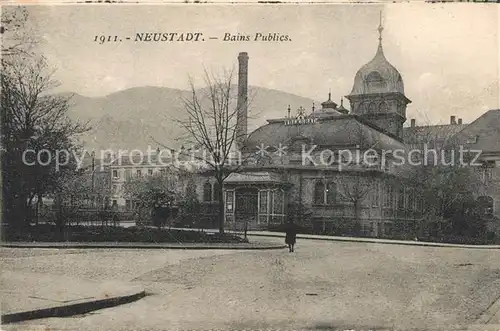 AK / Ansichtskarte Neustadt_Weinstrasse Bains Publics Neustadt_Weinstrasse