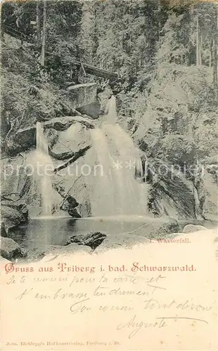 AK / Ansichtskarte Triberg_Schwarzwald Wasserfall Triberg Schwarzwald