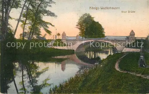 AK / Ansichtskarte Koenigs Wusterhausen Neue Bruecke Koenigs Wusterhausen