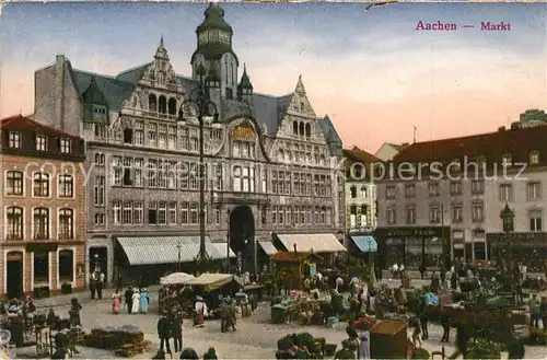 AK / Ansichtskarte Aachen Markt Aachen