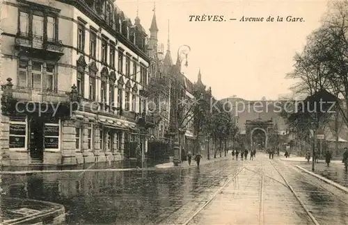 AK / Ansichtskarte Treves_Trier Avenue de la Gare Treves Trier