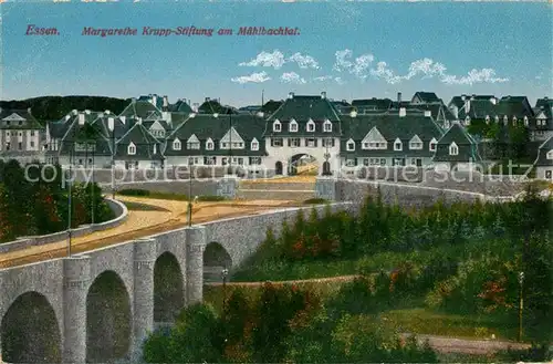 AK / Ansichtskarte Essen_Ruhr Margarethe Krupp Stiftung Muehlbachtal Essen_Ruhr