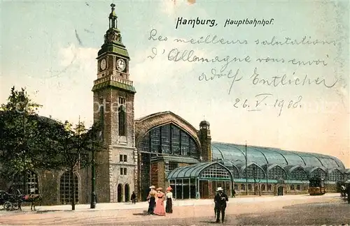 AK / Ansichtskarte Hamburg Hauptbahnhof Hamburg