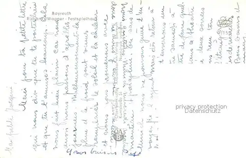 AK / Ansichtskarte Bayreuth Richard Wagner Festspielhaus Bayreuth