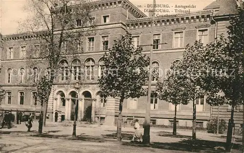 AK / Ansichtskarte Duisburg_Ruhr Amtsgericht Duisburg Ruhr