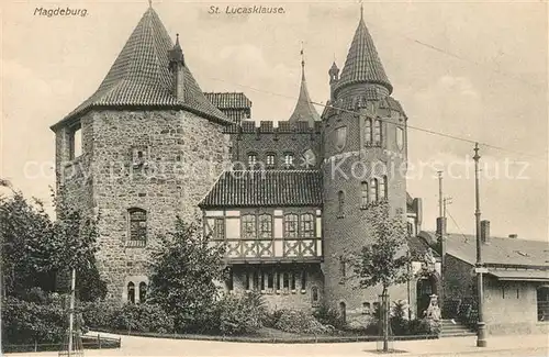 AK / Ansichtskarte Magdeburg Sankt Lucasklause Magdeburg