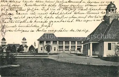 AK / Ansichtskarte Magdeburg Herrenkrug Rennbahn Magdeburg