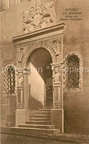 AK / Ansichtskarte Radolfzell_Bodensee Portal vom oesterreichischen Schloesschen Radolfzell Bodensee