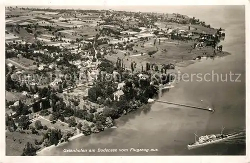 AK / Ansichtskarte Gaienhofen am Bodensee Fliegeraufnahme Gaienhofen