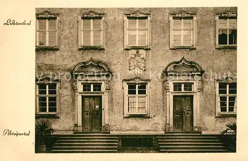 AK / Ansichtskarte Baden Baden Kloster Lichtenthal Abteiportal Baden Baden