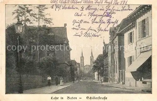 AK / Ansichtskarte Lahr_Baden Schillerstrasse Lahr_Baden