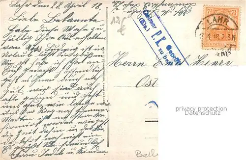 AK / Ansichtskarte Lahr_Baden Schillerstrasse Stempel geprueft Lahr_Baden