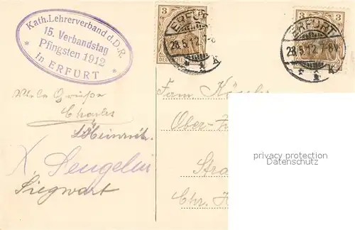 AK / Ansichtskarte Erfurt Dom Severikirche Erfurt