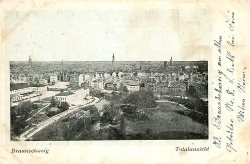 AK / Ansichtskarte Braunschweig Panorama Braunschweig