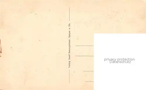 AK / Ansichtskarte Speyer_Rhein Dom Romanisches Fenster Saeulenkapitell Speyer Rhein