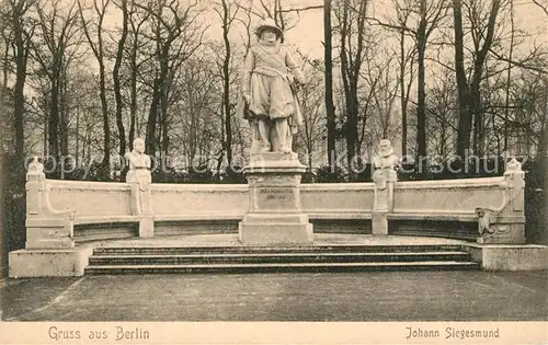 AK / Ansichtskarte Berlin Johann Siegesmund Denkmal Berlin