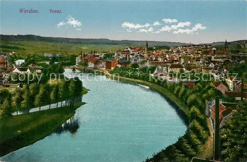 AK / Ansichtskarte Werden_Ruhr Panorama Werden Ruhr
