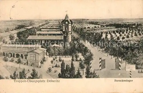 AK / Ansichtskarte Doeberitz_Truppenuebungsplatz Barackenlager Doeberitz