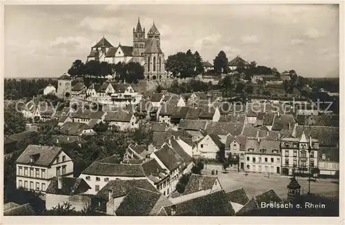 AK / Ansichtskarte Breisach_Rhein Panorama Schloss Breisach Rhein