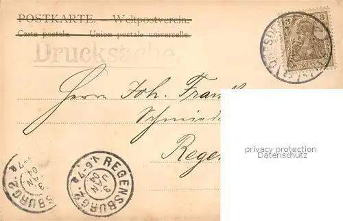 AK / Ansichtskarte Dresden Neujahrskarte Hofkirche Hofoper  Dresden