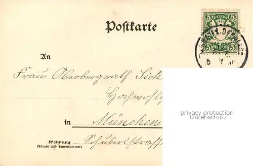 AK / Ansichtskarte Passau Bischoefliche Residenz Residenzplatz Passau