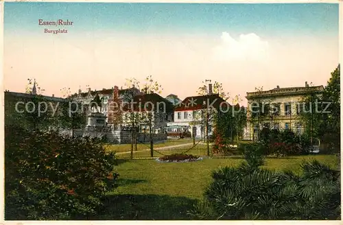 AK / Ansichtskarte Essen_Ruhr Burgplatz Essen_Ruhr