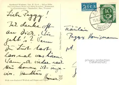 AK / Ansichtskarte Witthoh_Engen_Hegau Panorama Witthoh_Engen_Hegau