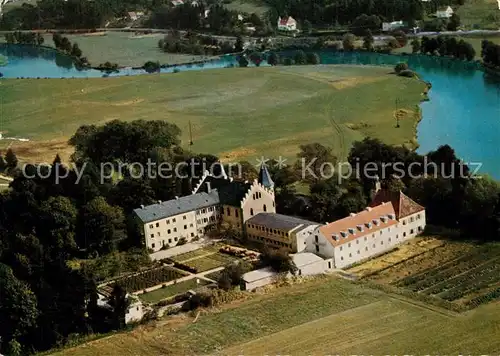 AK / Ansichtskarte Regenstauf Fliegeraufnahme Schloss Spindlhof Regenstauf