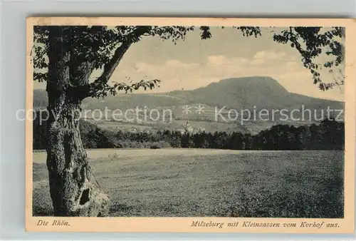 AK / Ansichtskarte Milseburg Kleinsassen Korhof Milseburg