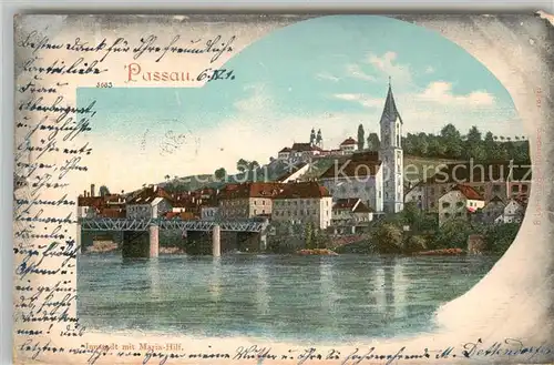 AK / Ansichtskarte Passau Maria Hilf Kirche Panorama Passau